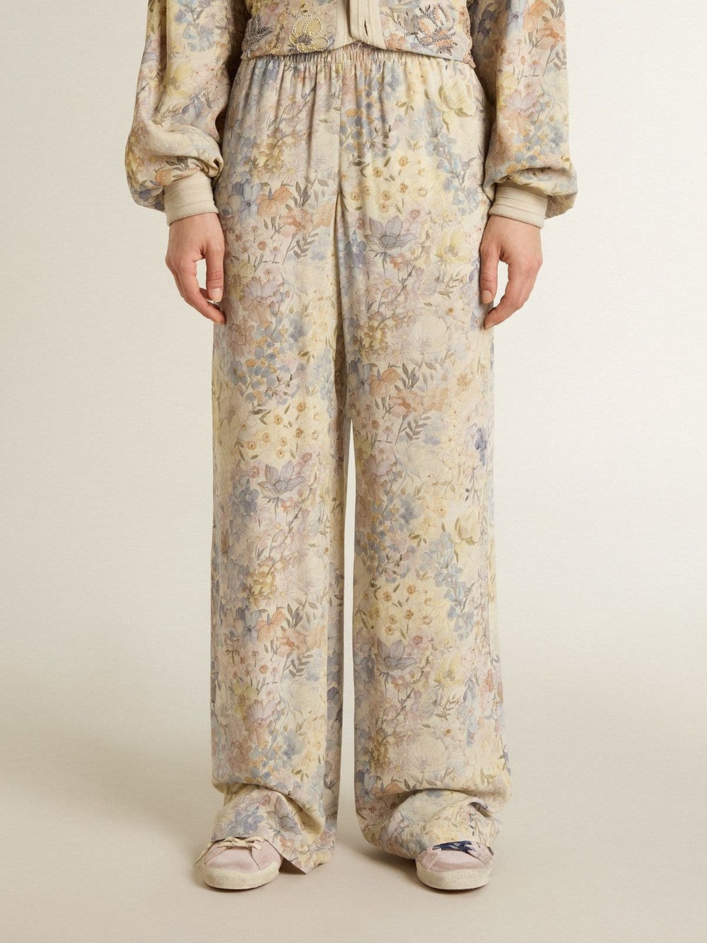 Golden Goose Flower Joggers in Pastel 38 US 2